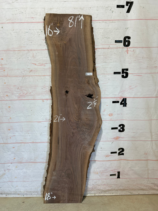 Live Edge Walnut Sku#28531G-24