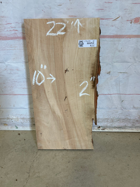 Live Edge Maple Sku#27633M-3
