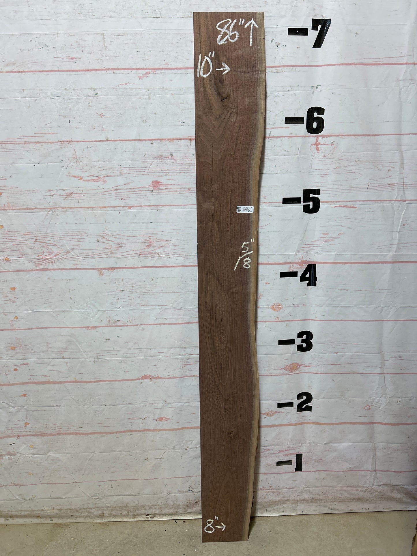 Live Edge Walnut Sku#27482C-9