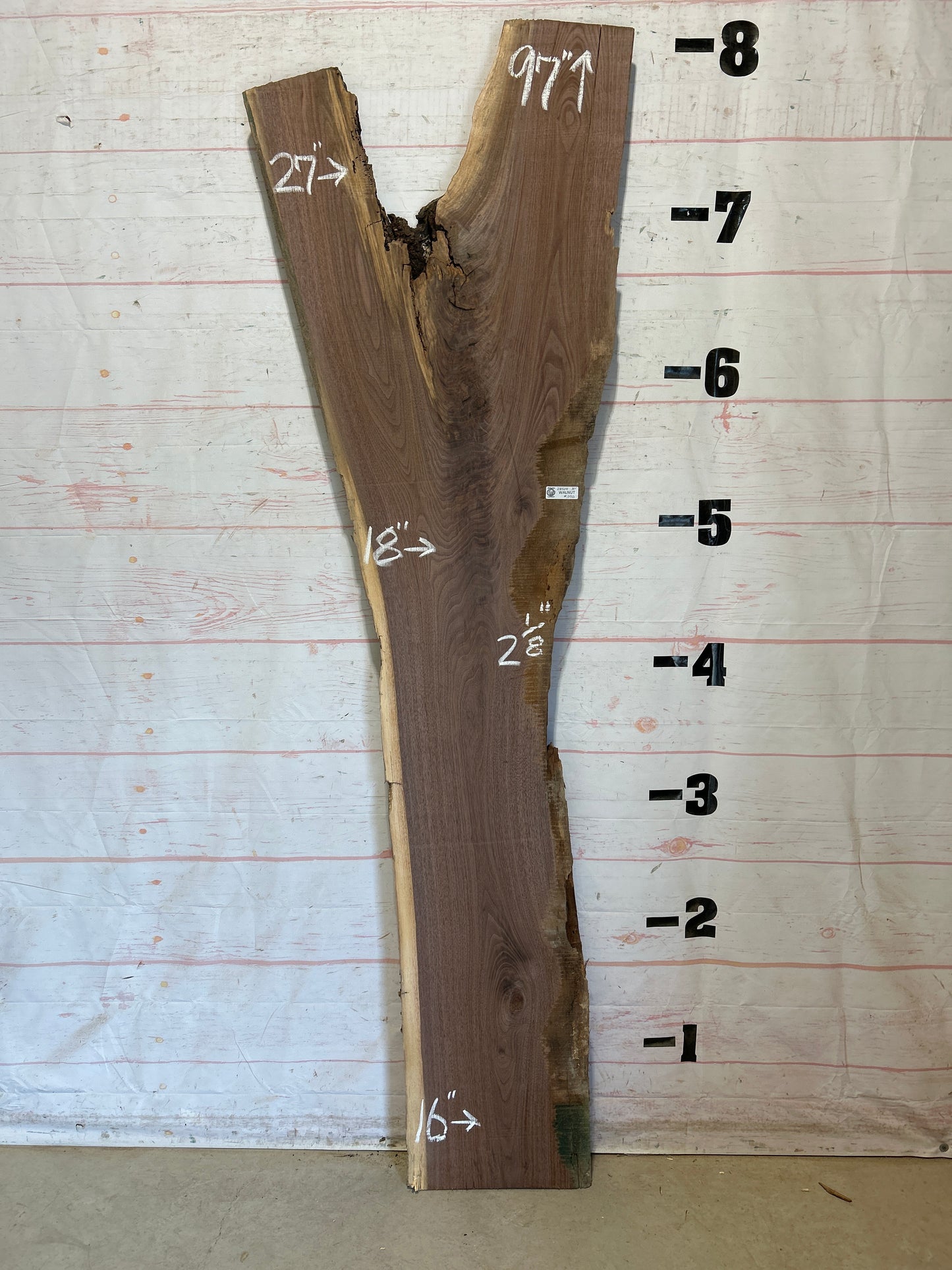 Live Edge Walnut Sku#28524J-30