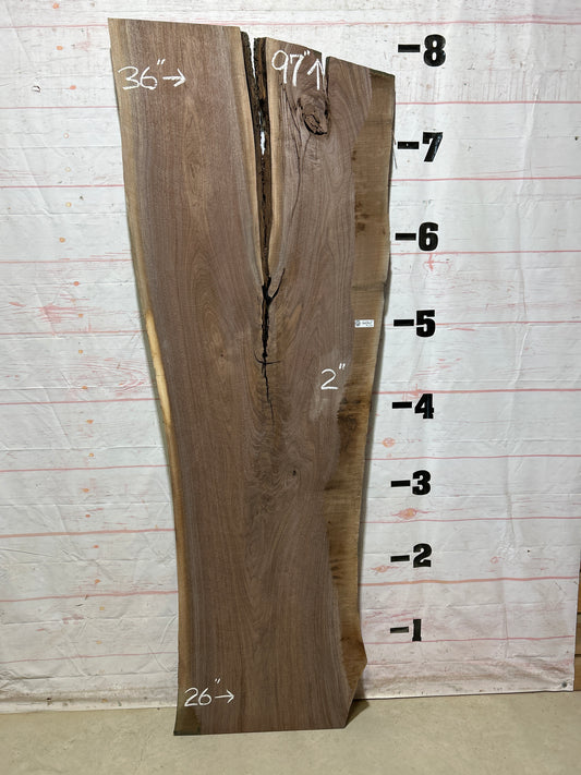 Live Edge Walnut Sku#27366-42