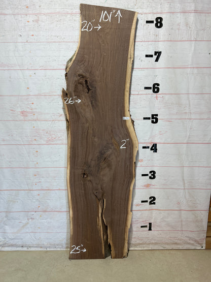 Live Edge Walnut Sku#27896K-32