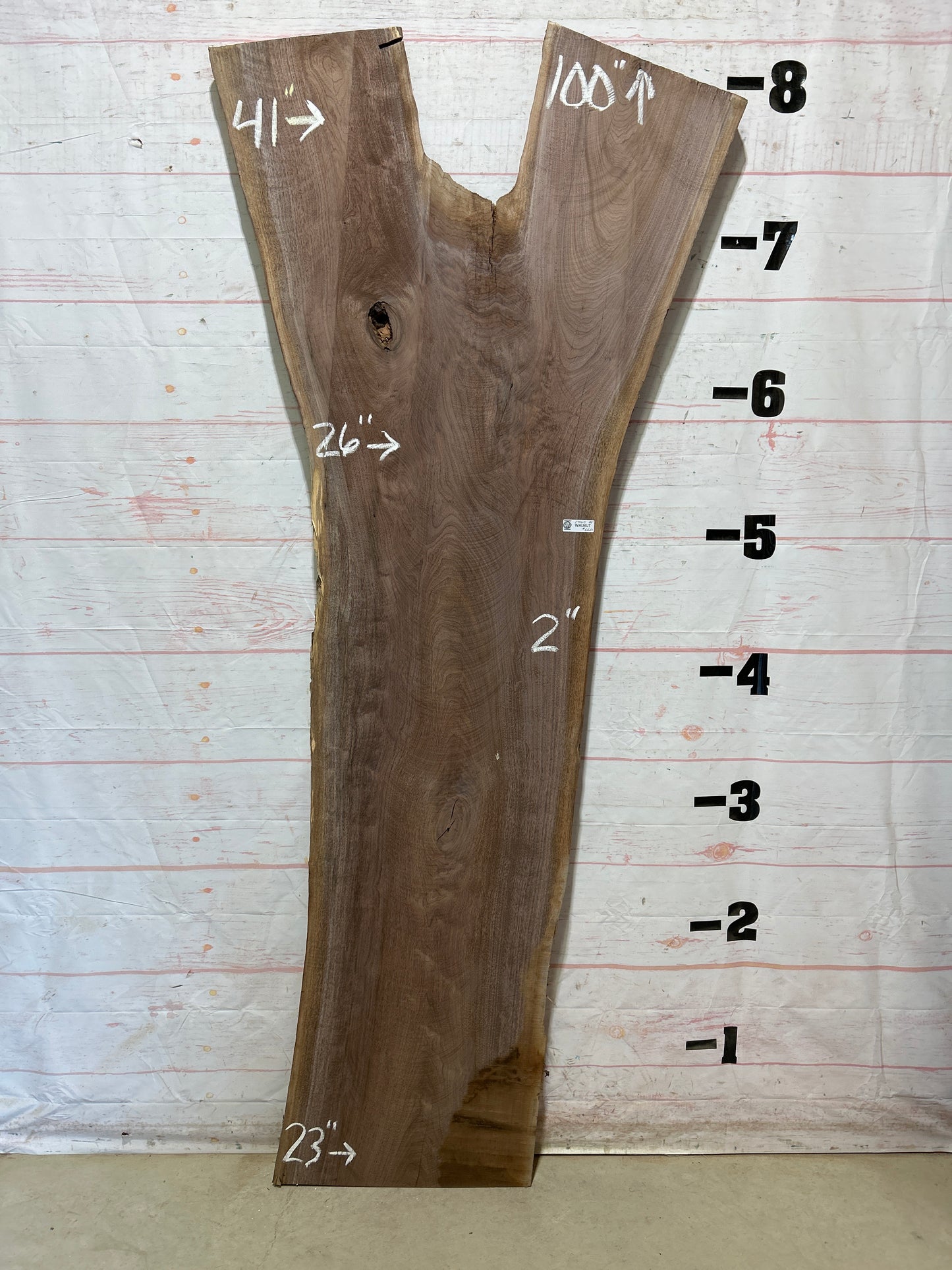 Live Edge Walnut Sku#27465J-44