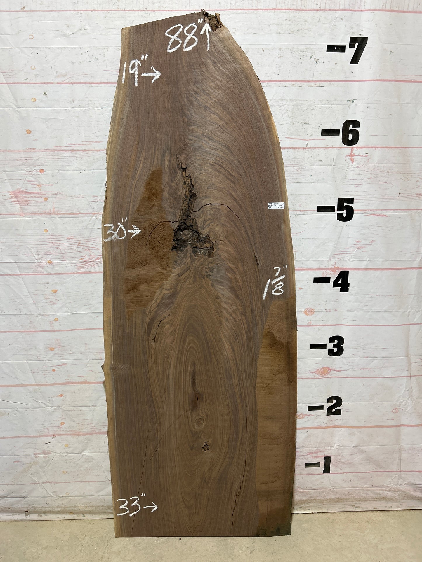 Live Edge Walnut Sku#28112A-32