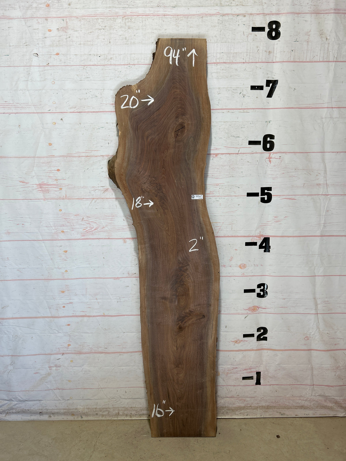 Live Edge Walnut Sku#28888A-24