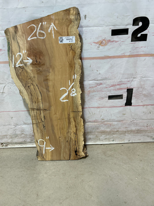 Live Edge Maple Sku#27407-4