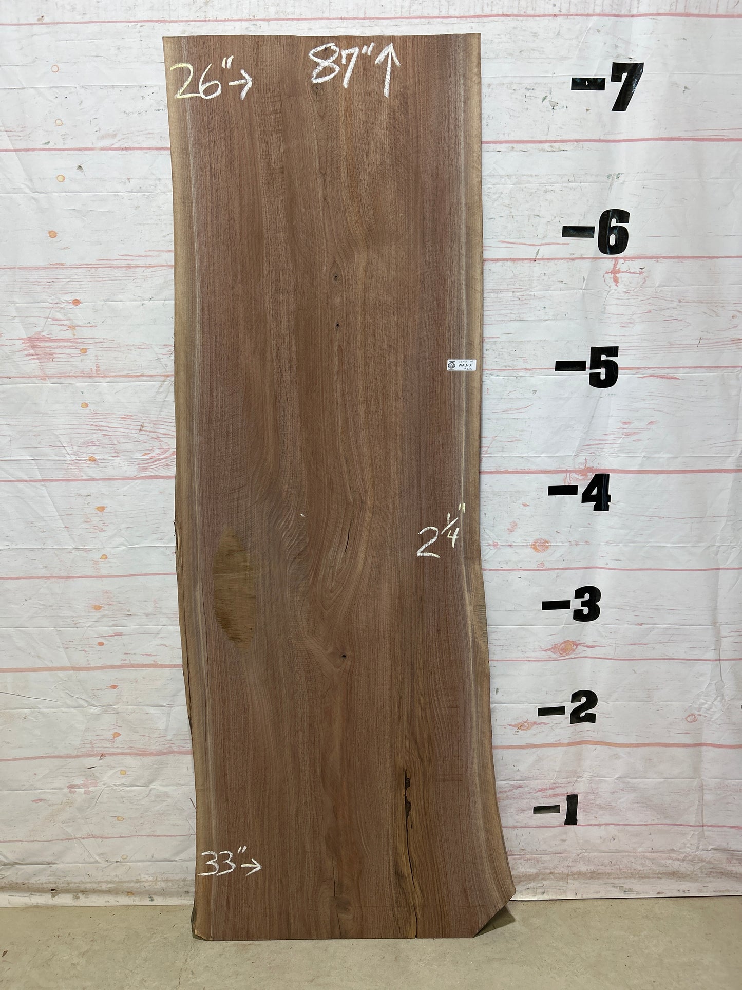 Live Edge Walnut Sku#27714G-41