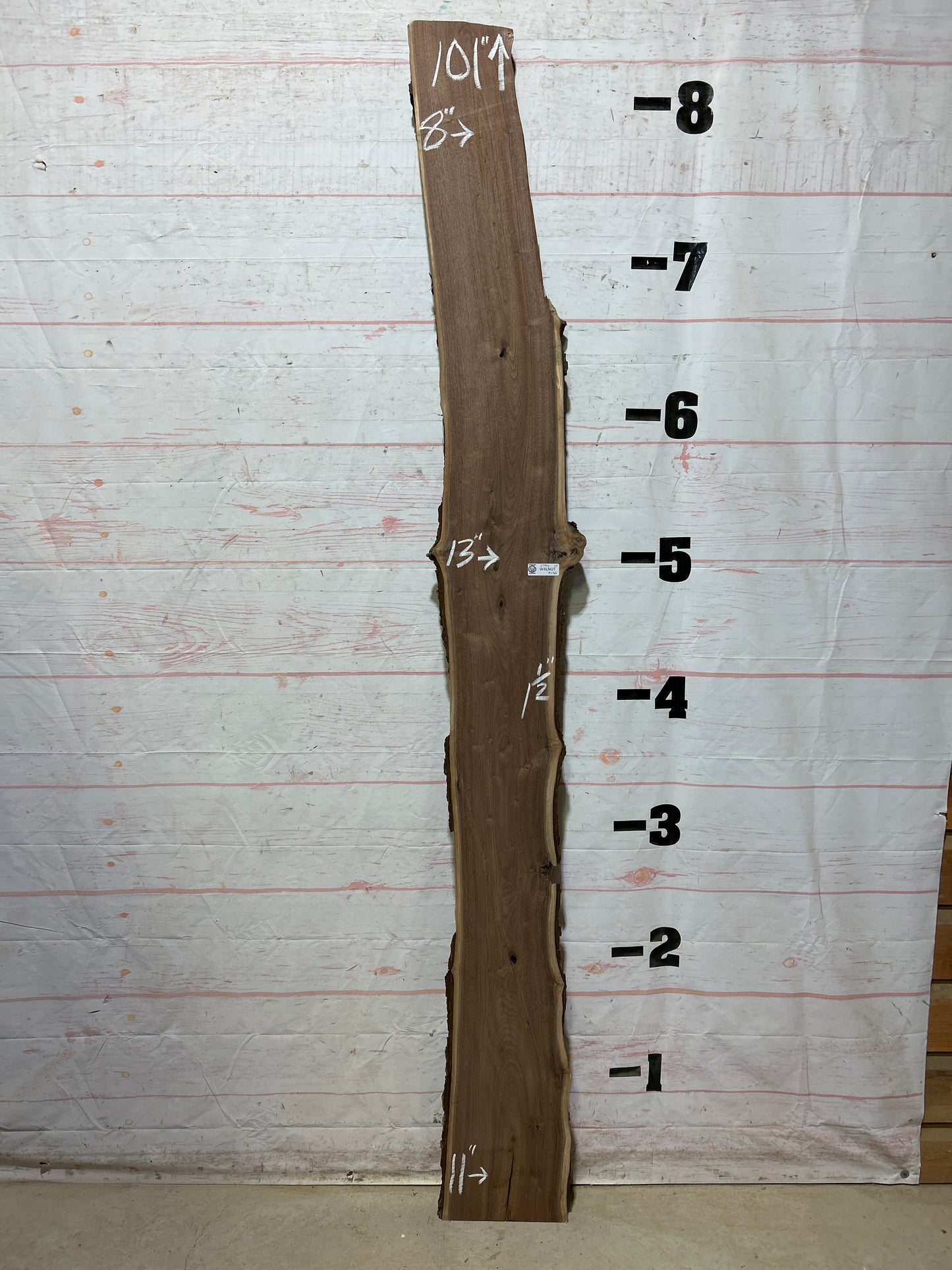 Live Edge Walnut Sku#27998M-12