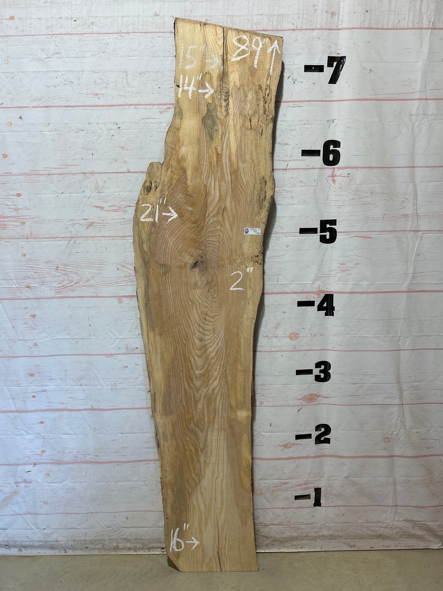 Live Edge Ash Sku#28512-22