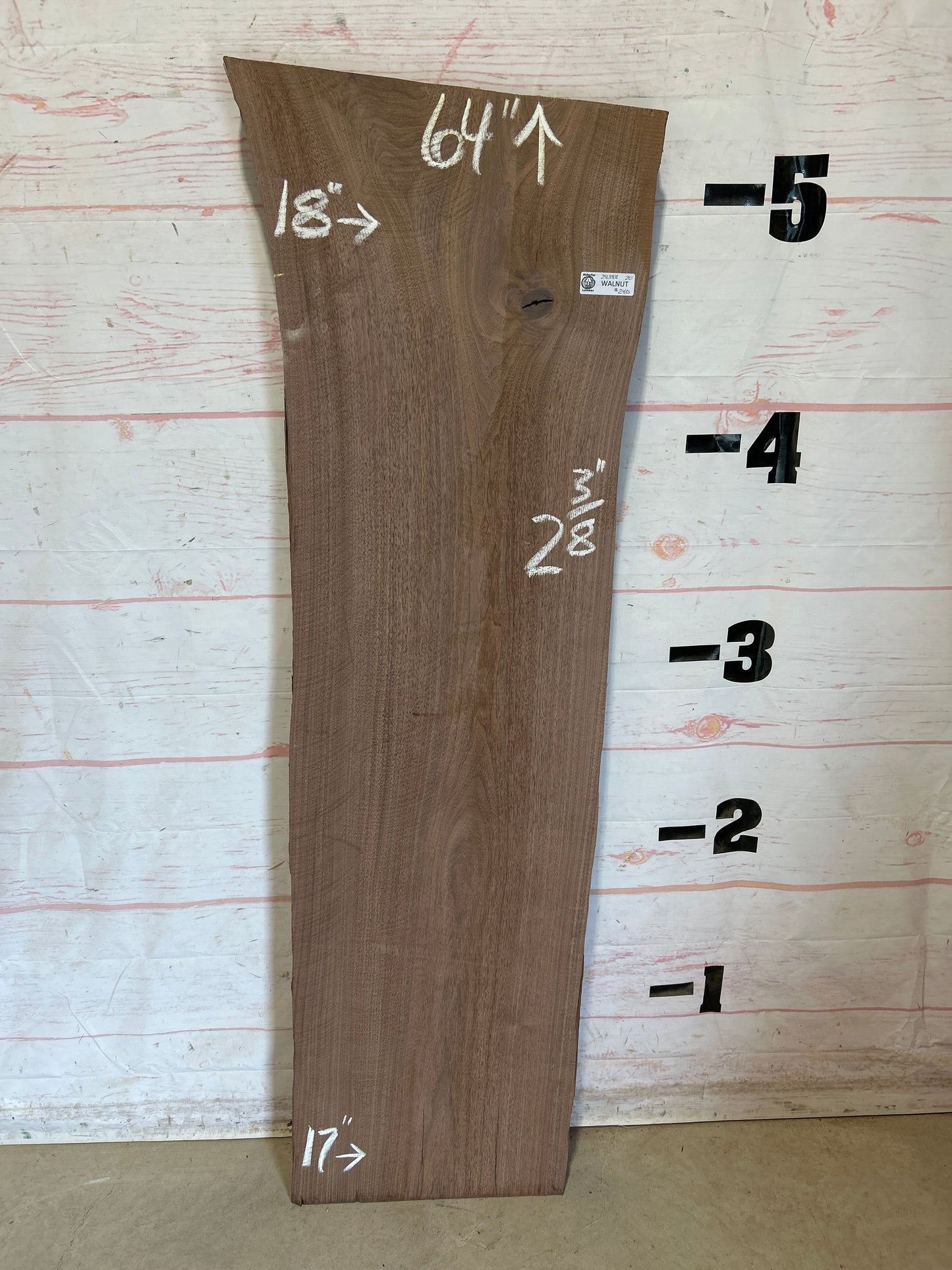Live Edge Walnut Sku#28388G-20