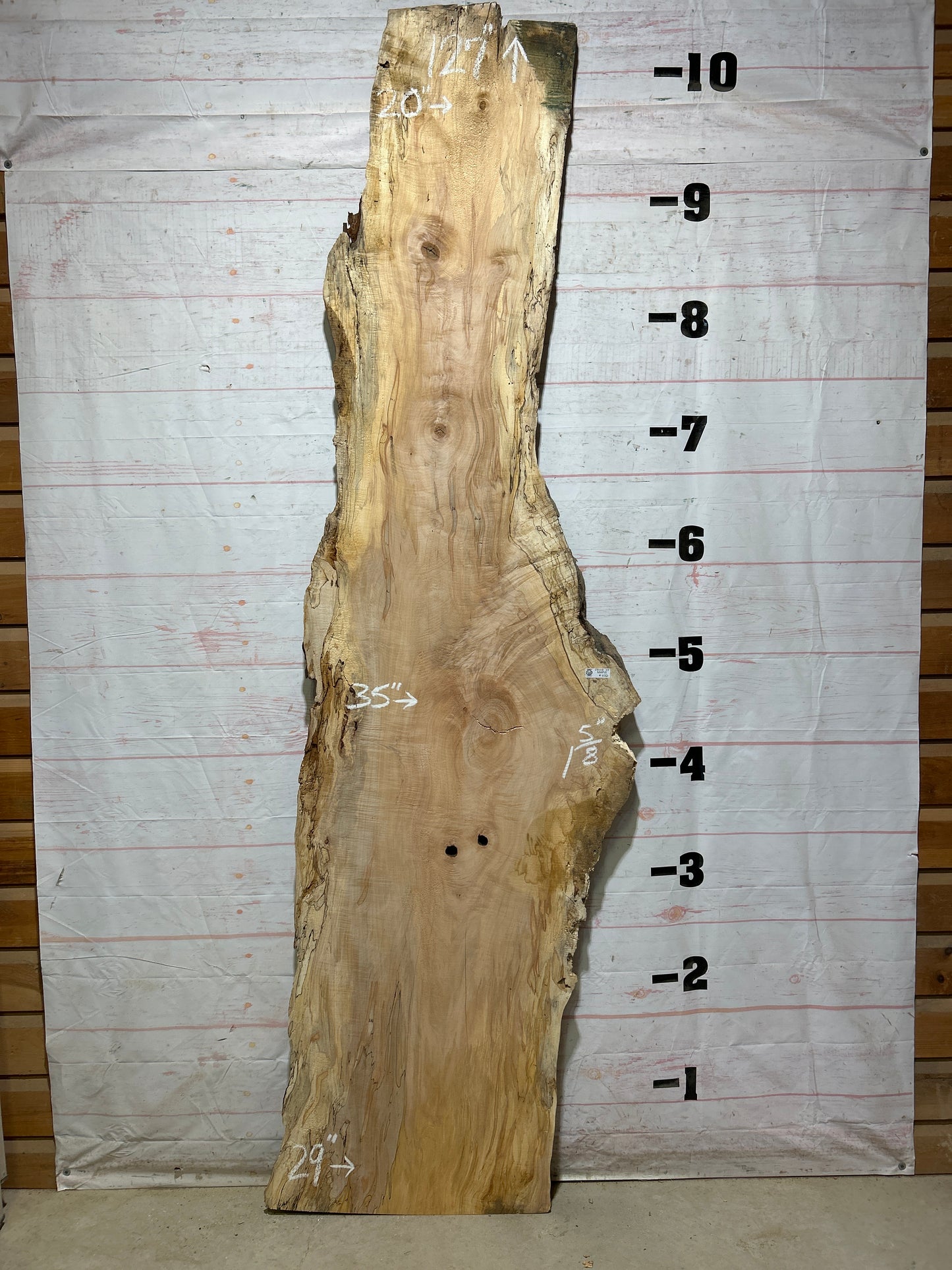 Live Edge Maple Sku#28103-43