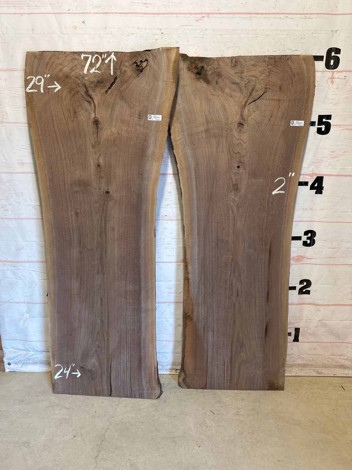 Live Edge Walnut Set Sku#28921K-54
