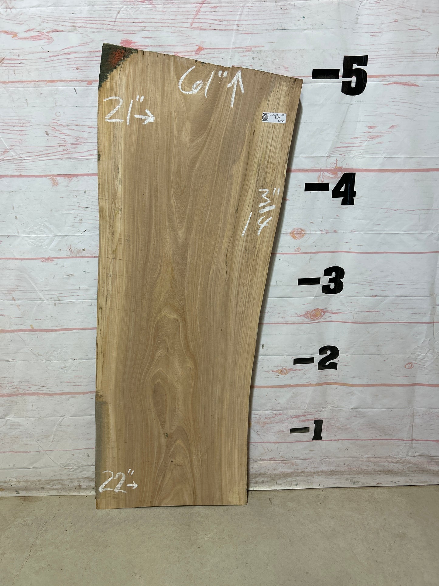 Live Edge Elm Sku#27513D-16