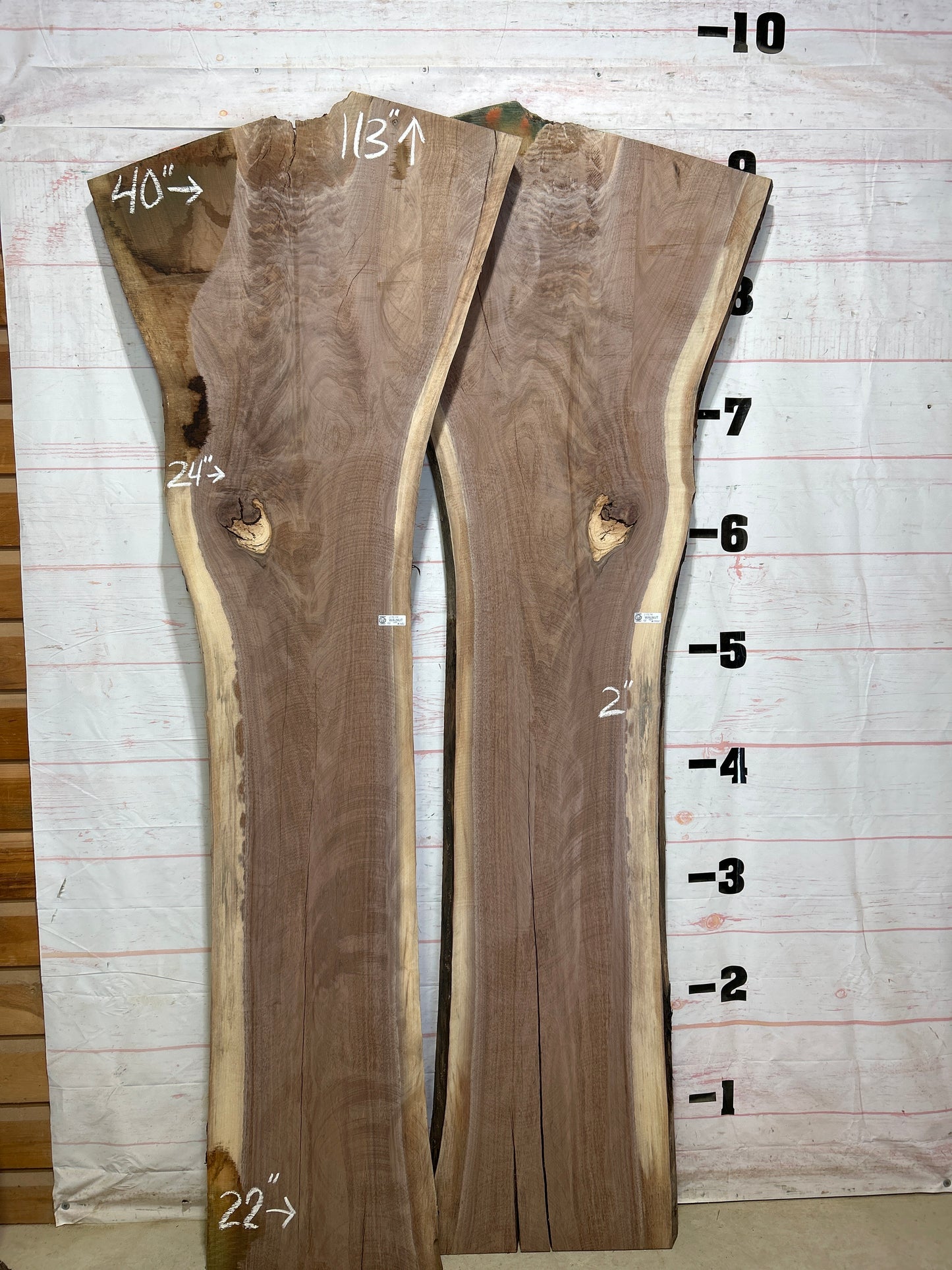 Live Edge Walnut Set Sku#27574-98