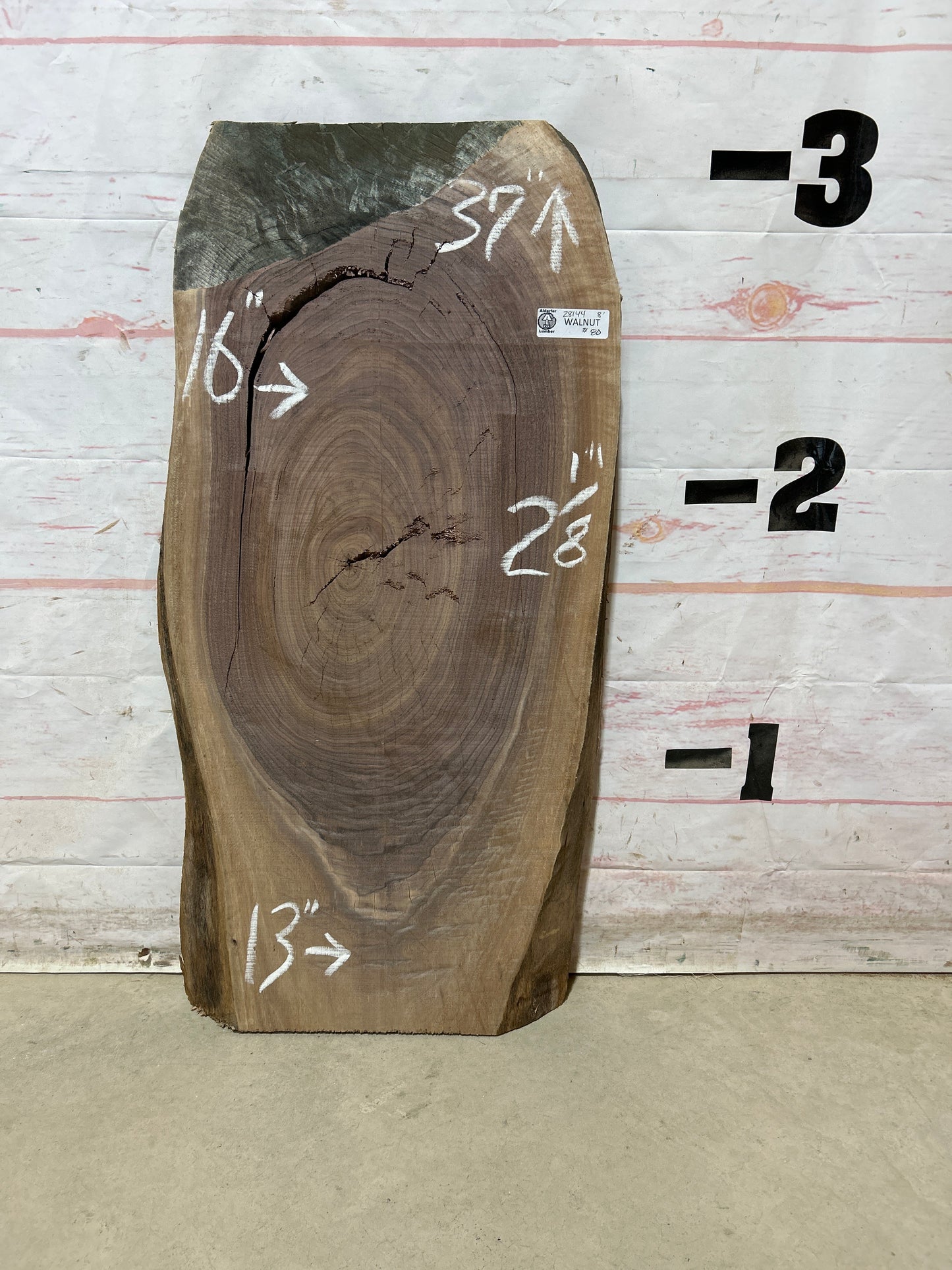 Live Edge Walnut Sku#28144M-8