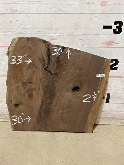 Live Edge Walnut Sku#28196M-15