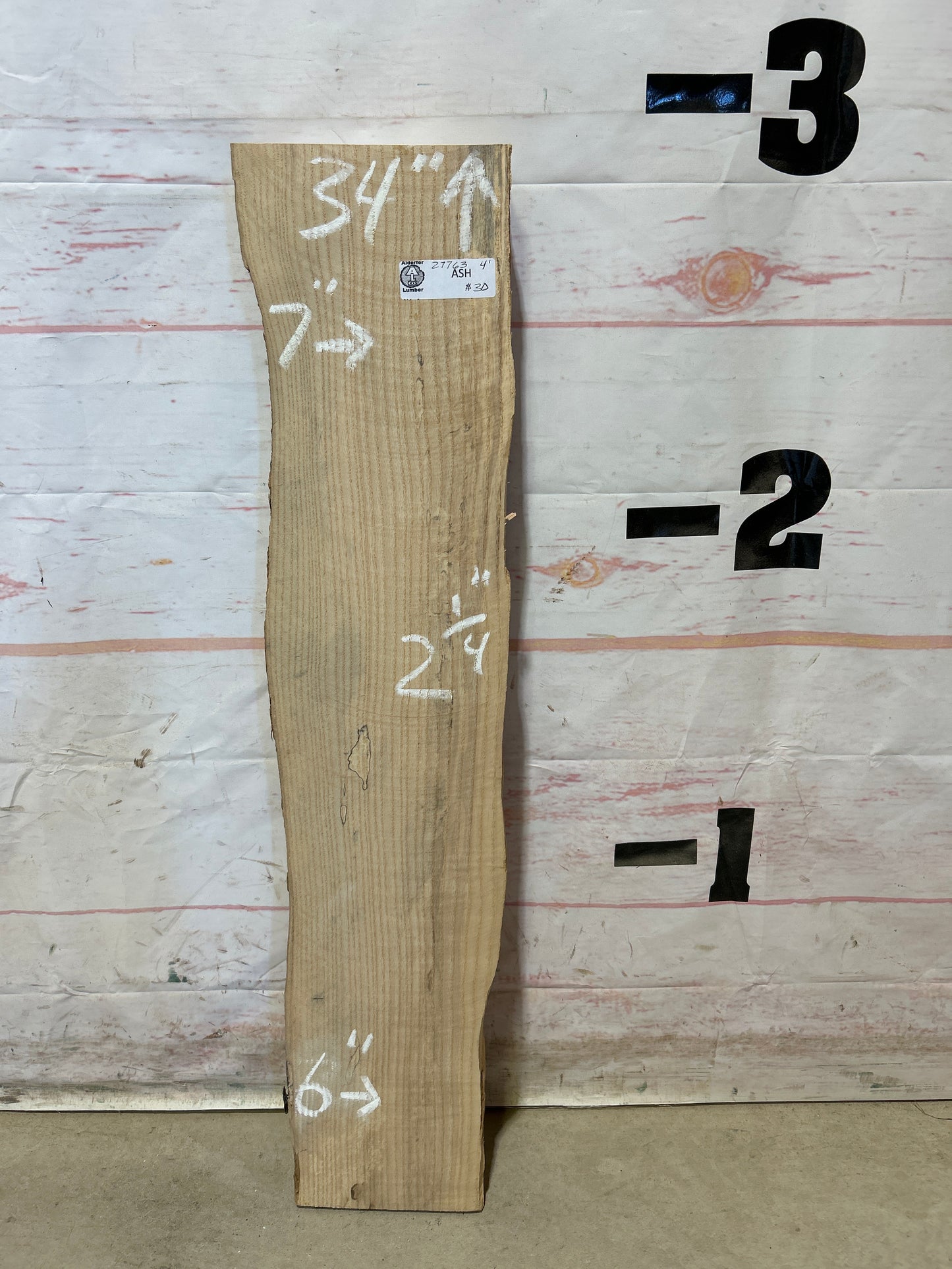 Live Edge Ash Sku#27763M-4