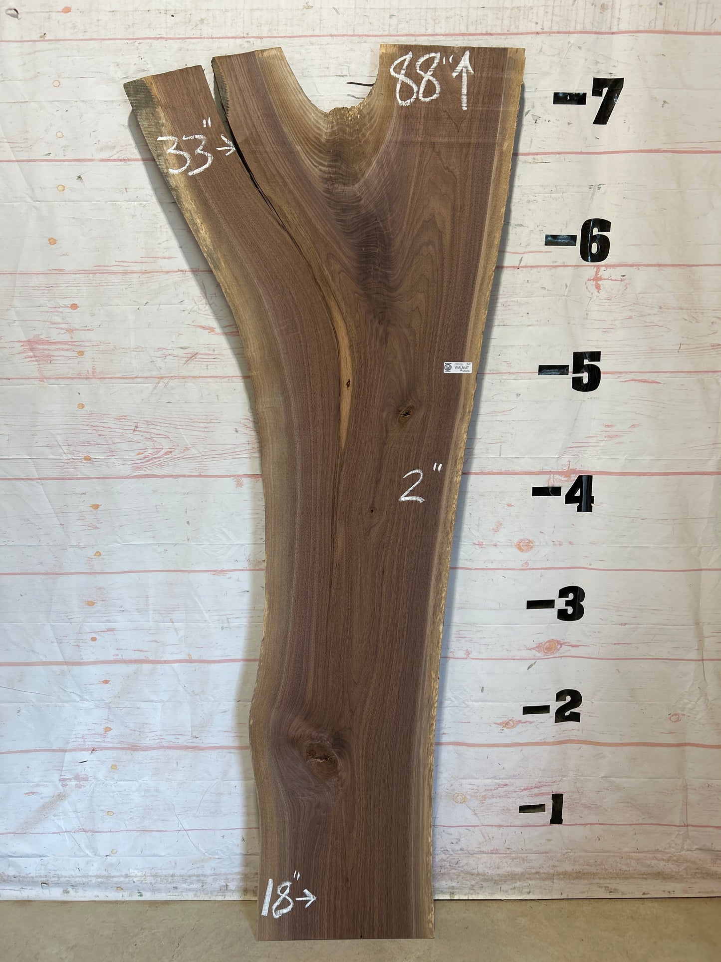 Live Edge Walnut Sku#28526J-32