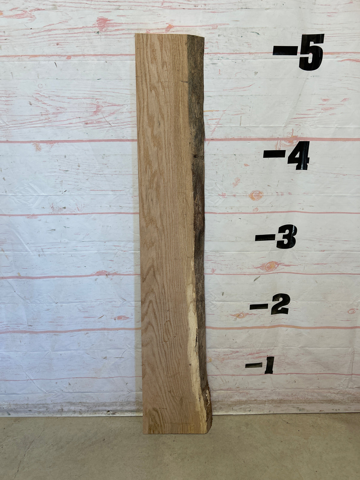Live Edge Red Oak Sku#28785-9