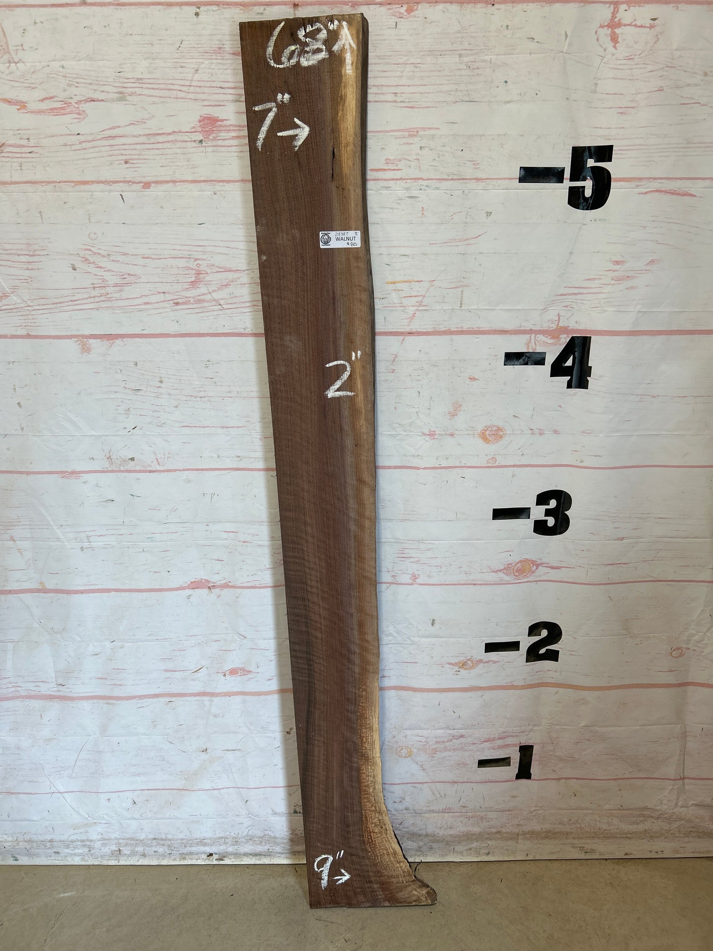 Live Edge Walnut Sku#28387C-8