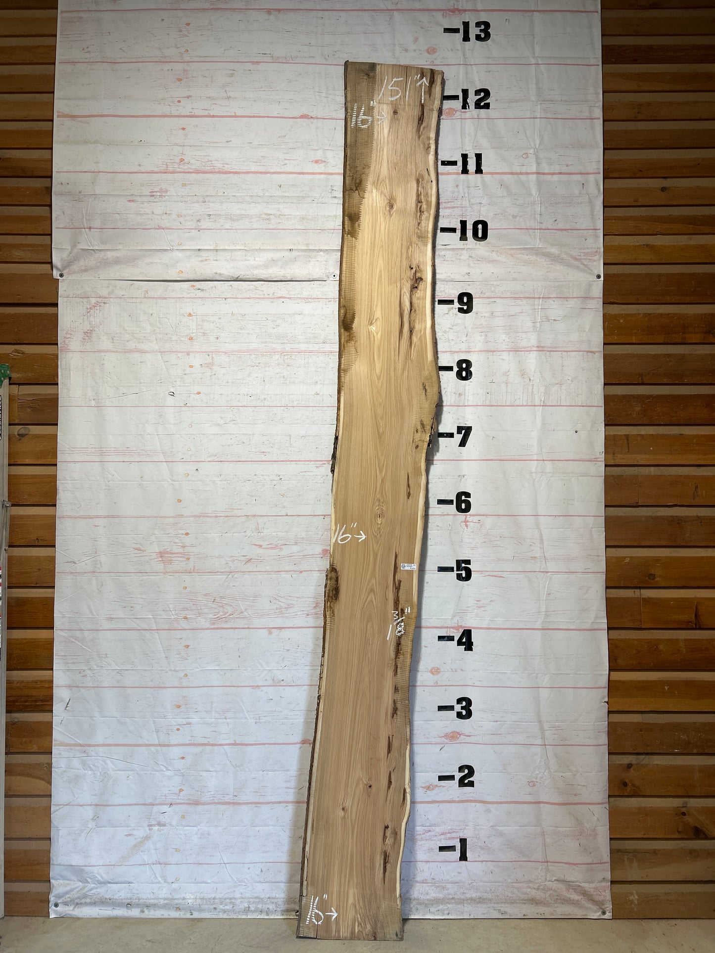 Live Edge Hickory Sku#28598-25