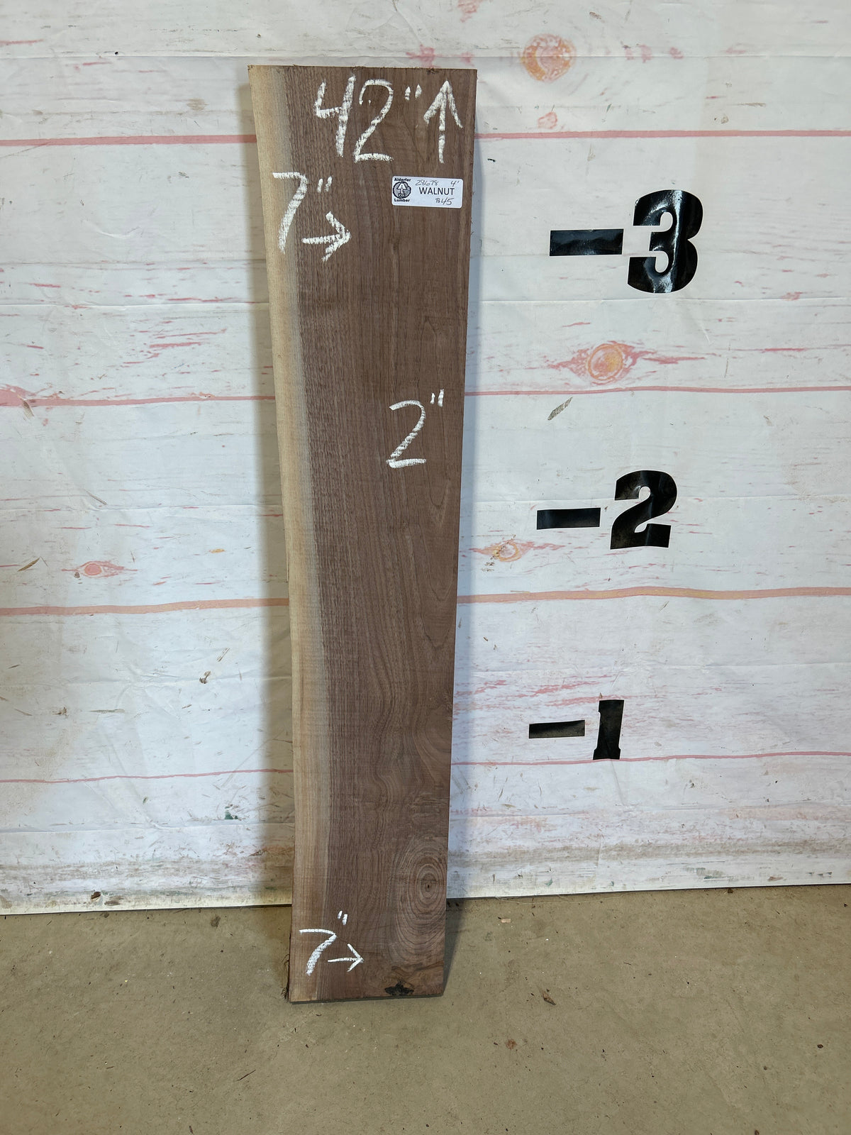 Live Edge Walnut Sku#28678M-4
