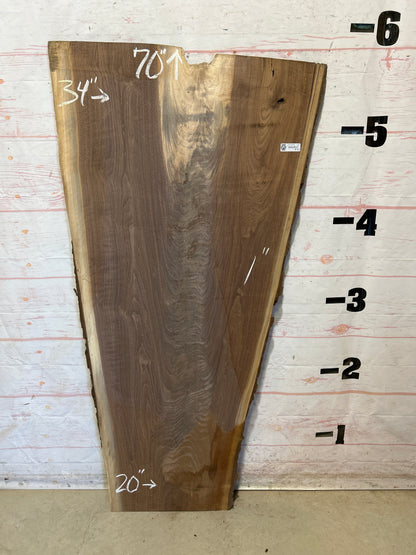 Live Edge Walnut Sku#27794M-13