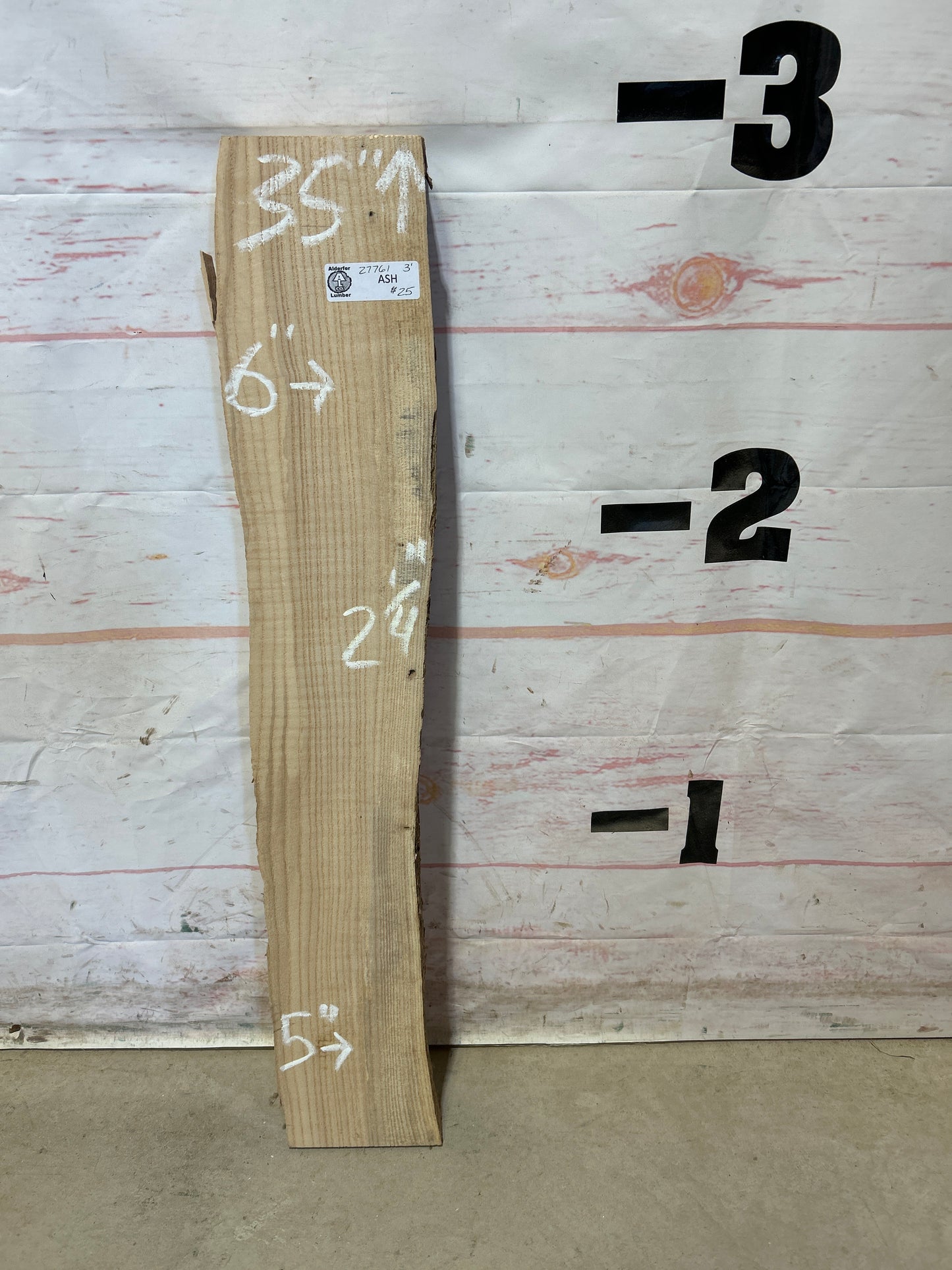 Live Edge Ash Sku#27761M-3