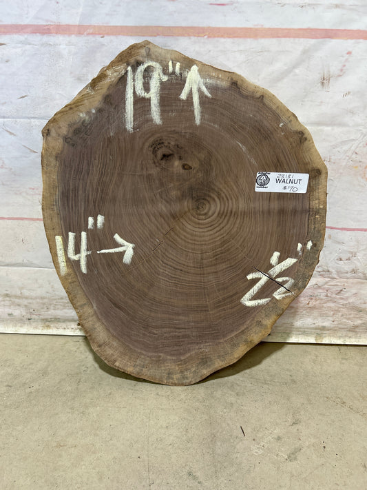 Live Edge Walnut Cookie Sku#28181M