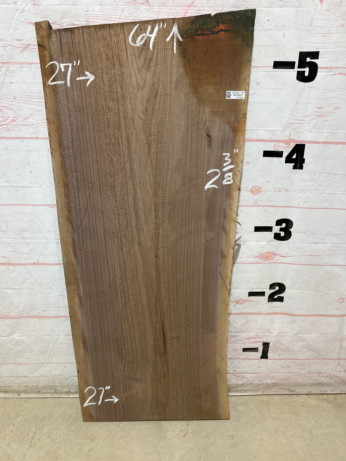 Live Edge Walnut Sku#28138G-30
