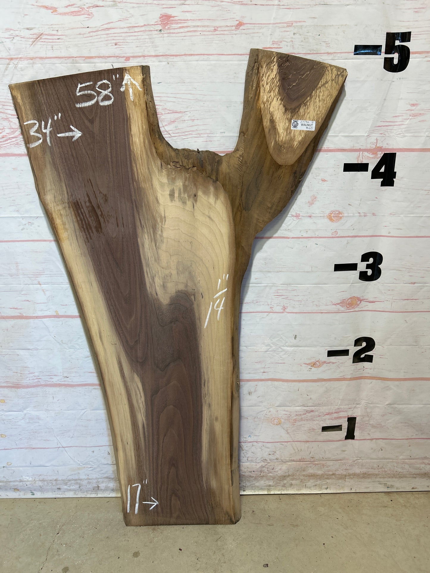 Live Edge Walnut Sku#27796M-9