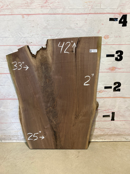 Live Edge Walnut Sku#28044M-17