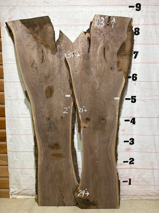 Live Edge Walnut Set Sku#27388-80