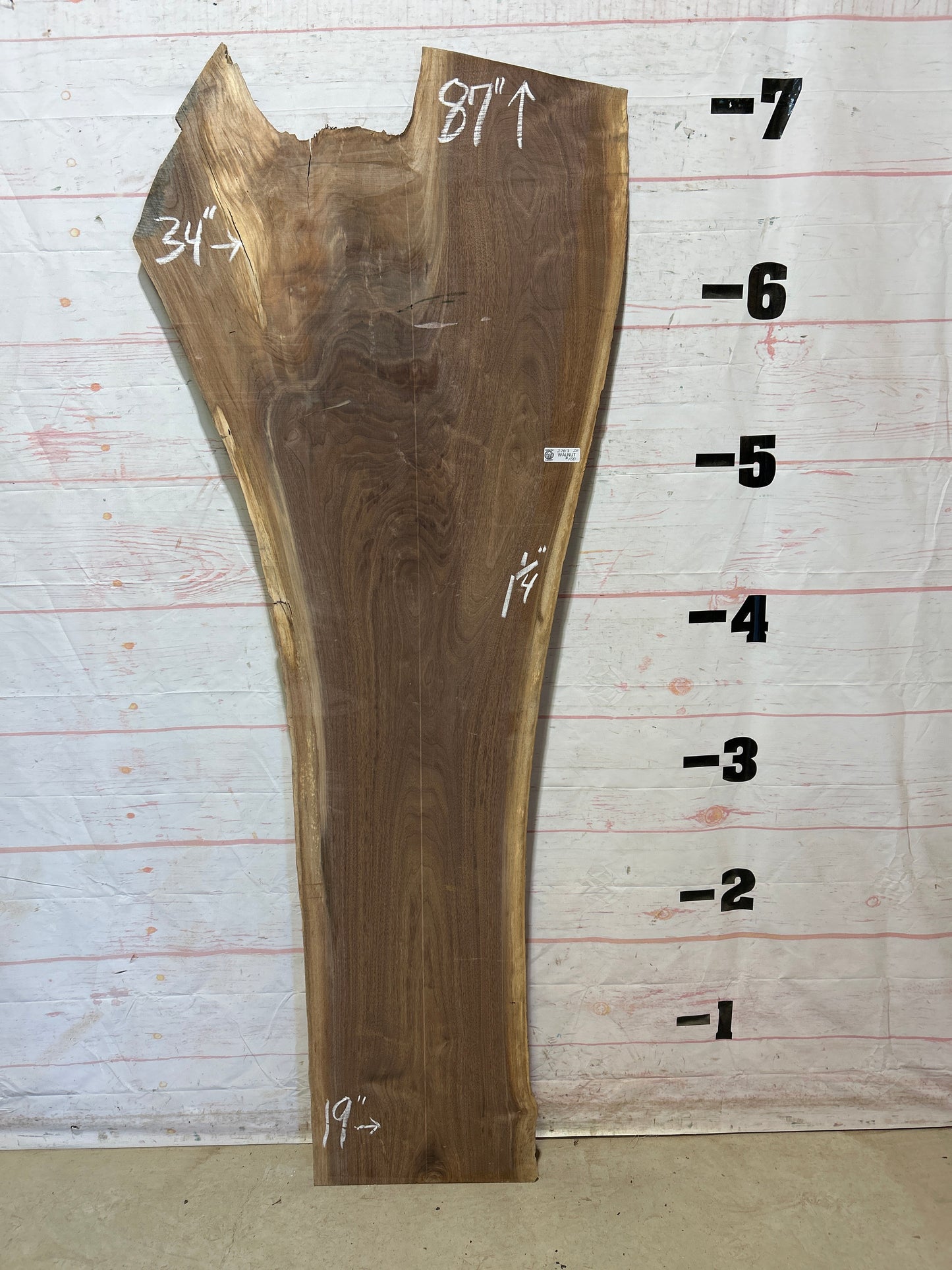 Live Edge Walnut Sku#27813-20