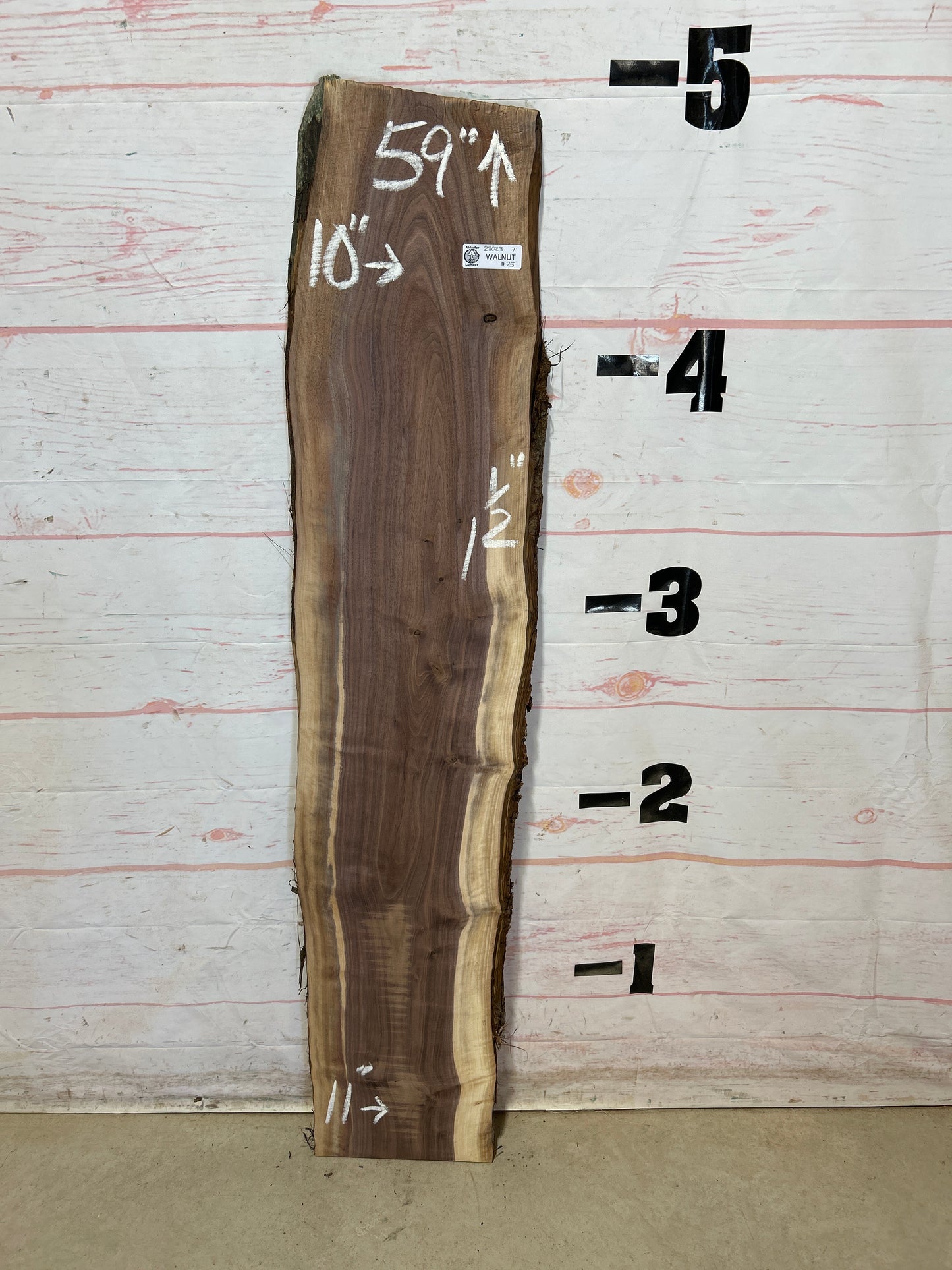 Live Edge Walnut Sku#28023M-7