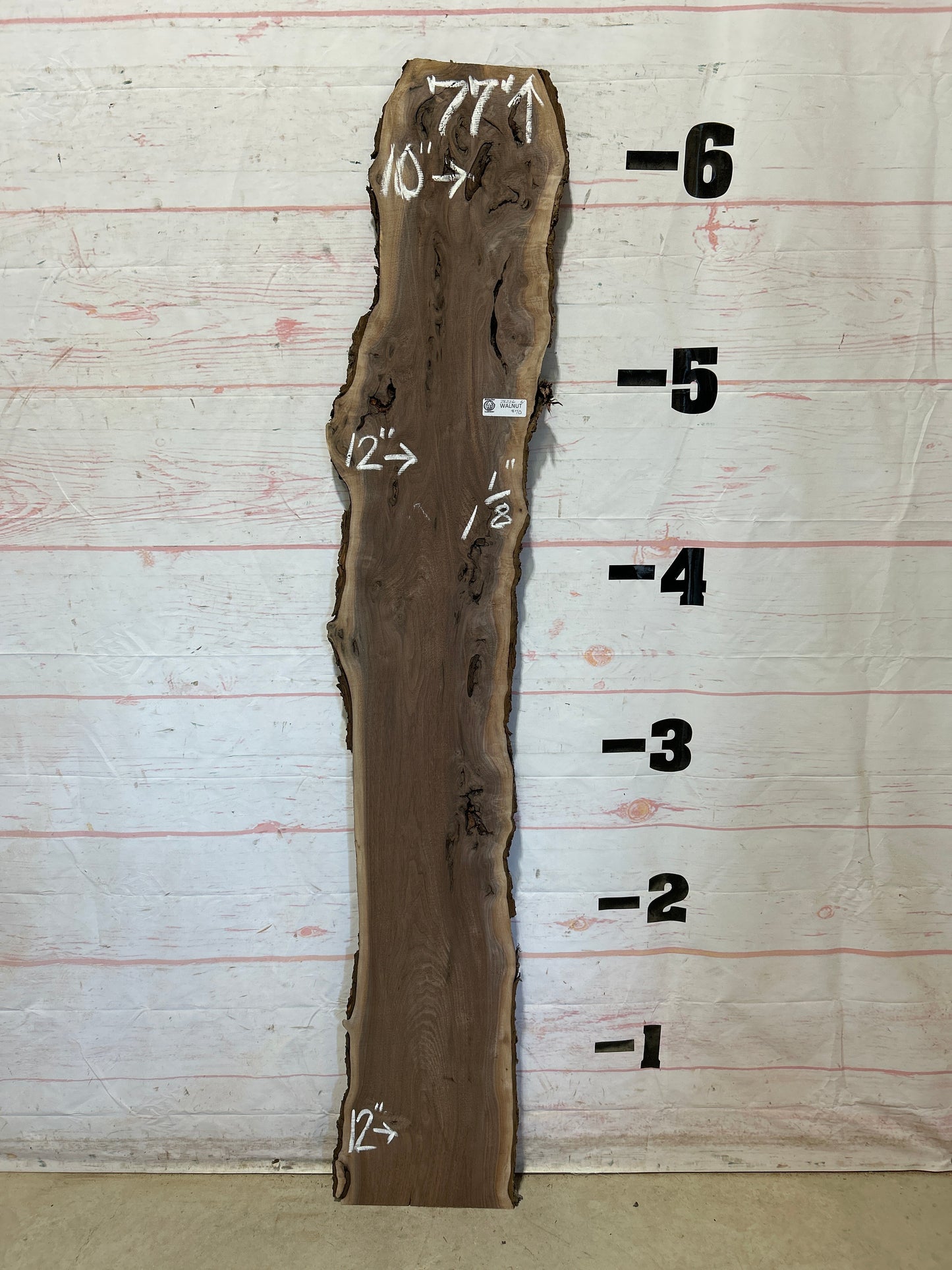 Live Edge Walnut Sku#28226M-6
