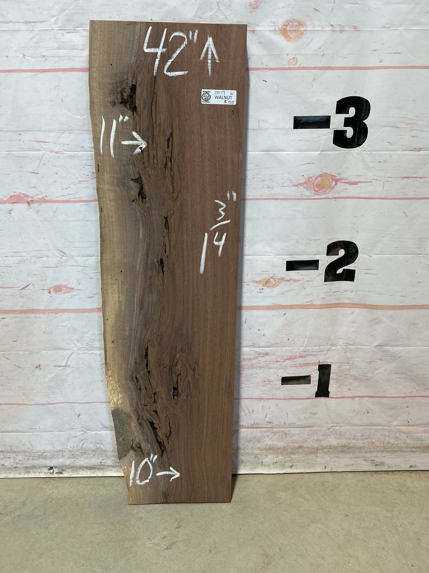 Live Edge Walnut Sku#28129M-6