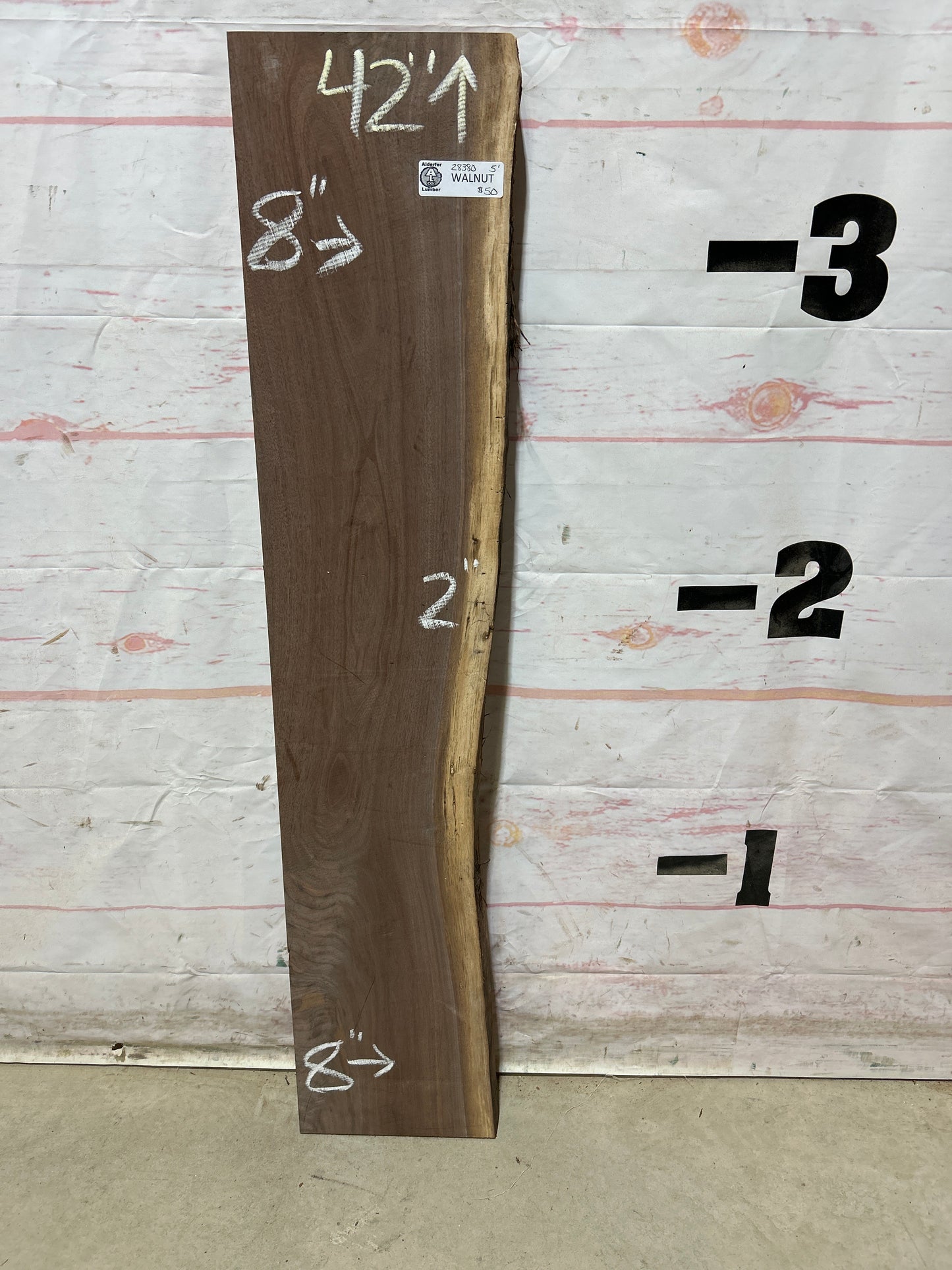 Live Edge Walnut Sku#28380M-5