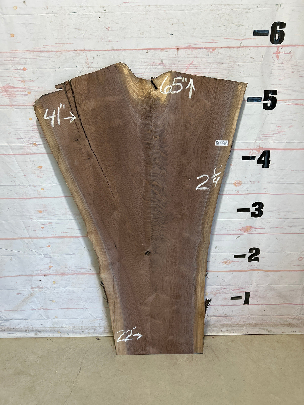 Live Edge Walnut Sku#28724N-33