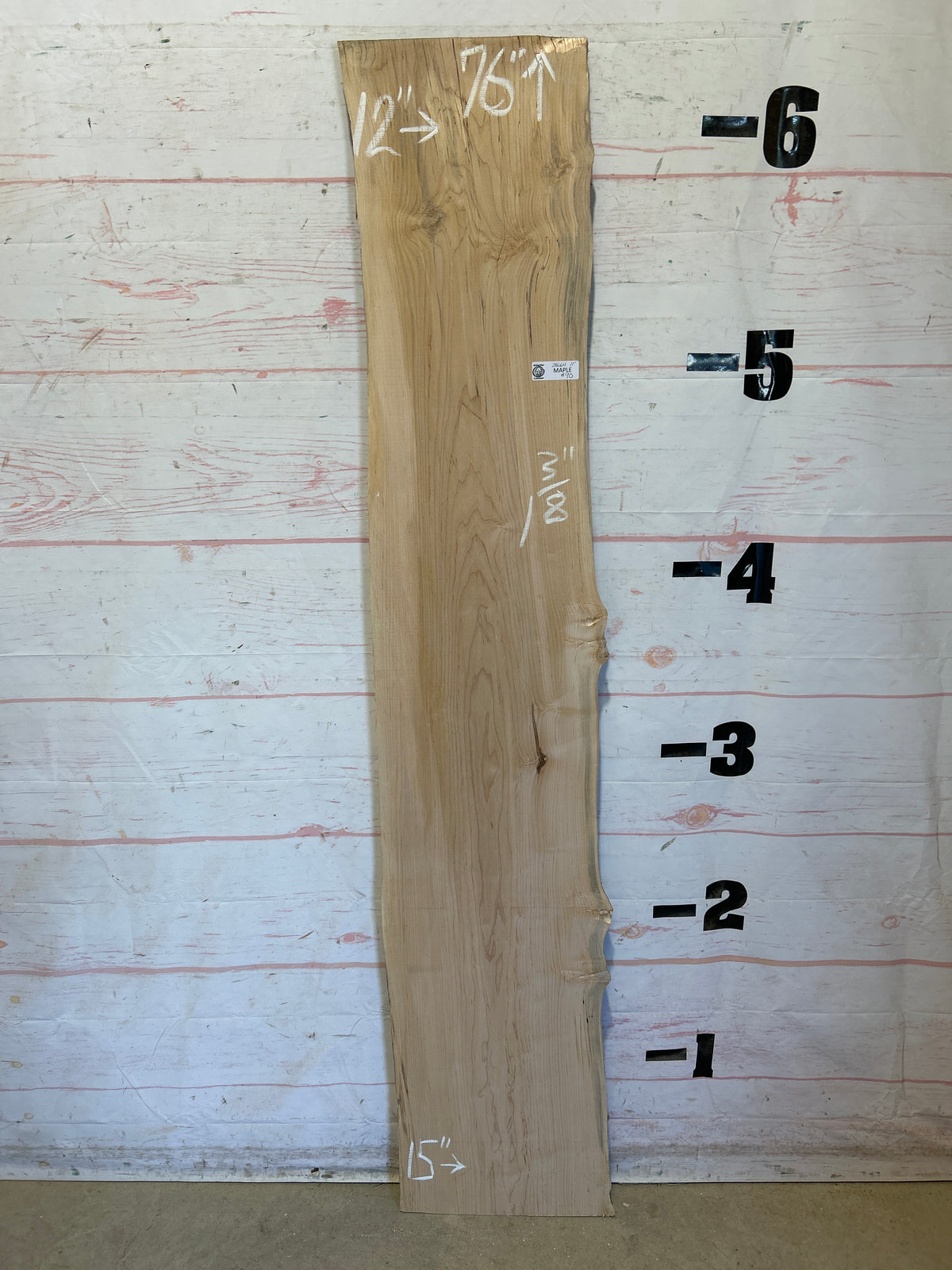 Live Edge Maple Sku#28664E-11