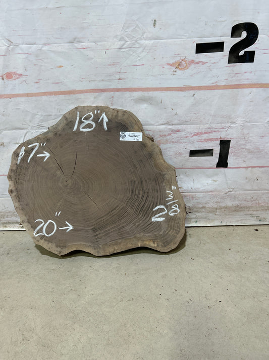 Live Edge Walnut Cookie Sku#27873M