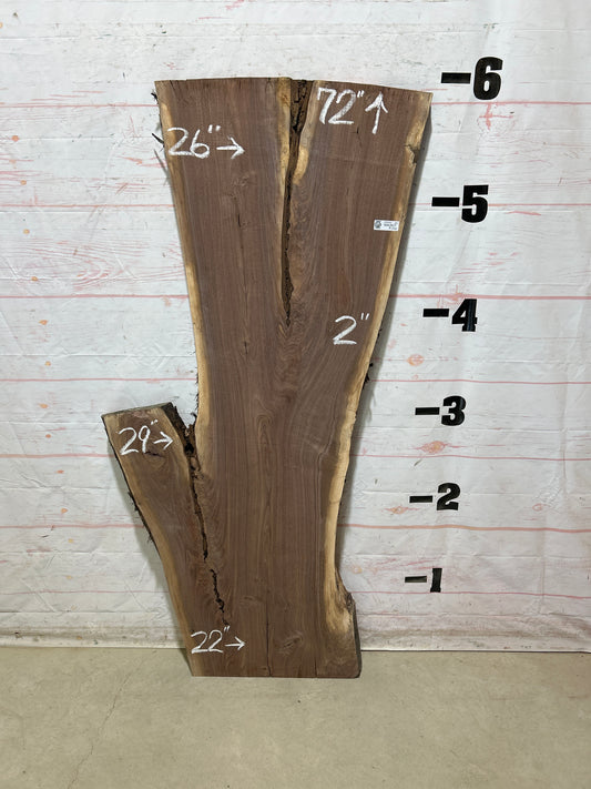Live Edge Walnut Sku#28944N-26