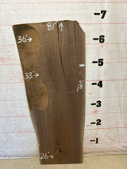 Live Edge Walnut Sku#28115A-35