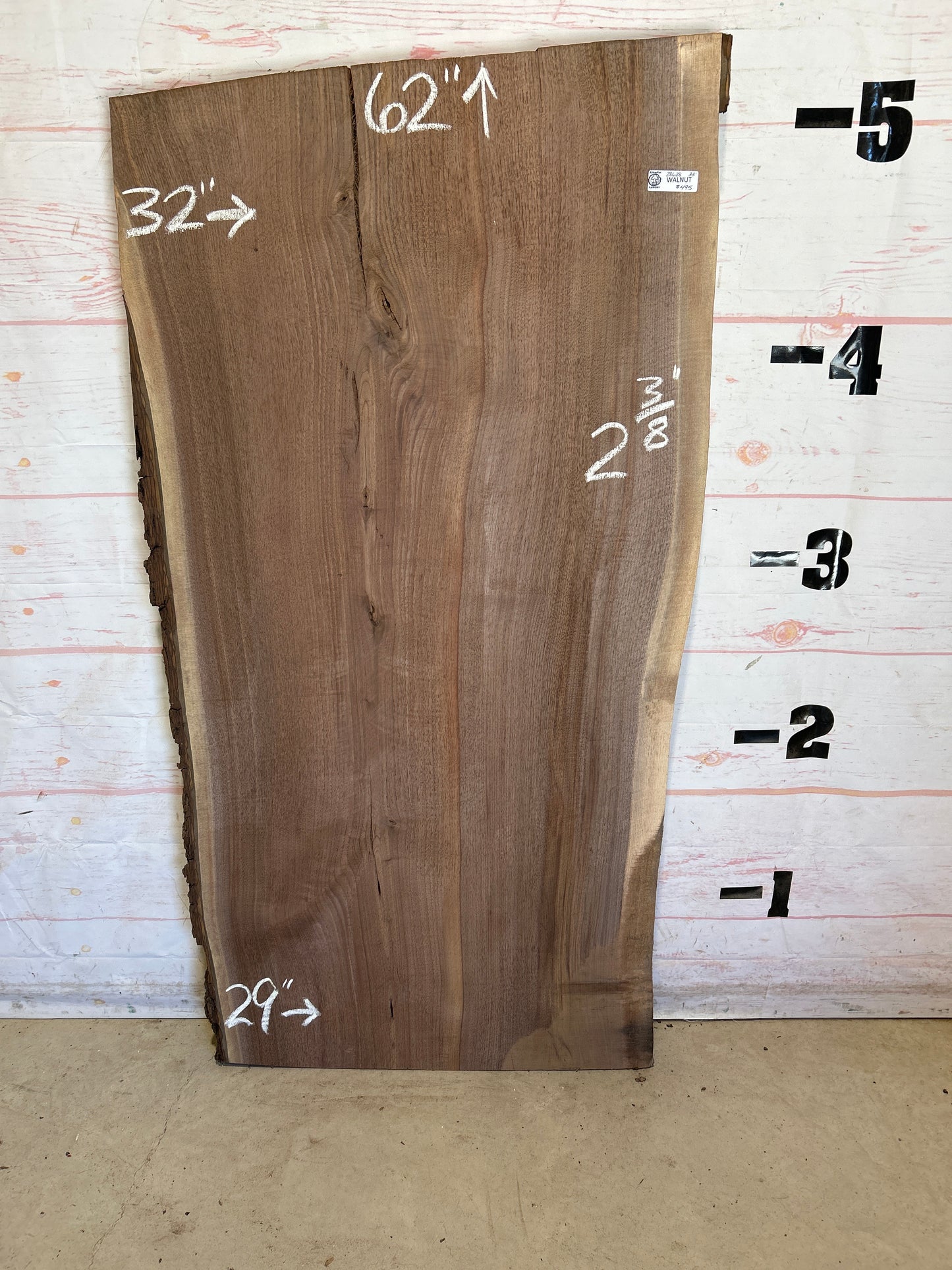 Live Edge Walnut Sku#28628N-33