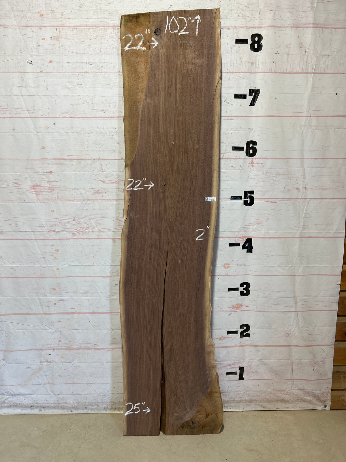 Live Edge Walnut Sku#28896J-34