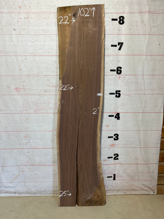 Live Edge Walnut Sku#28896J-34