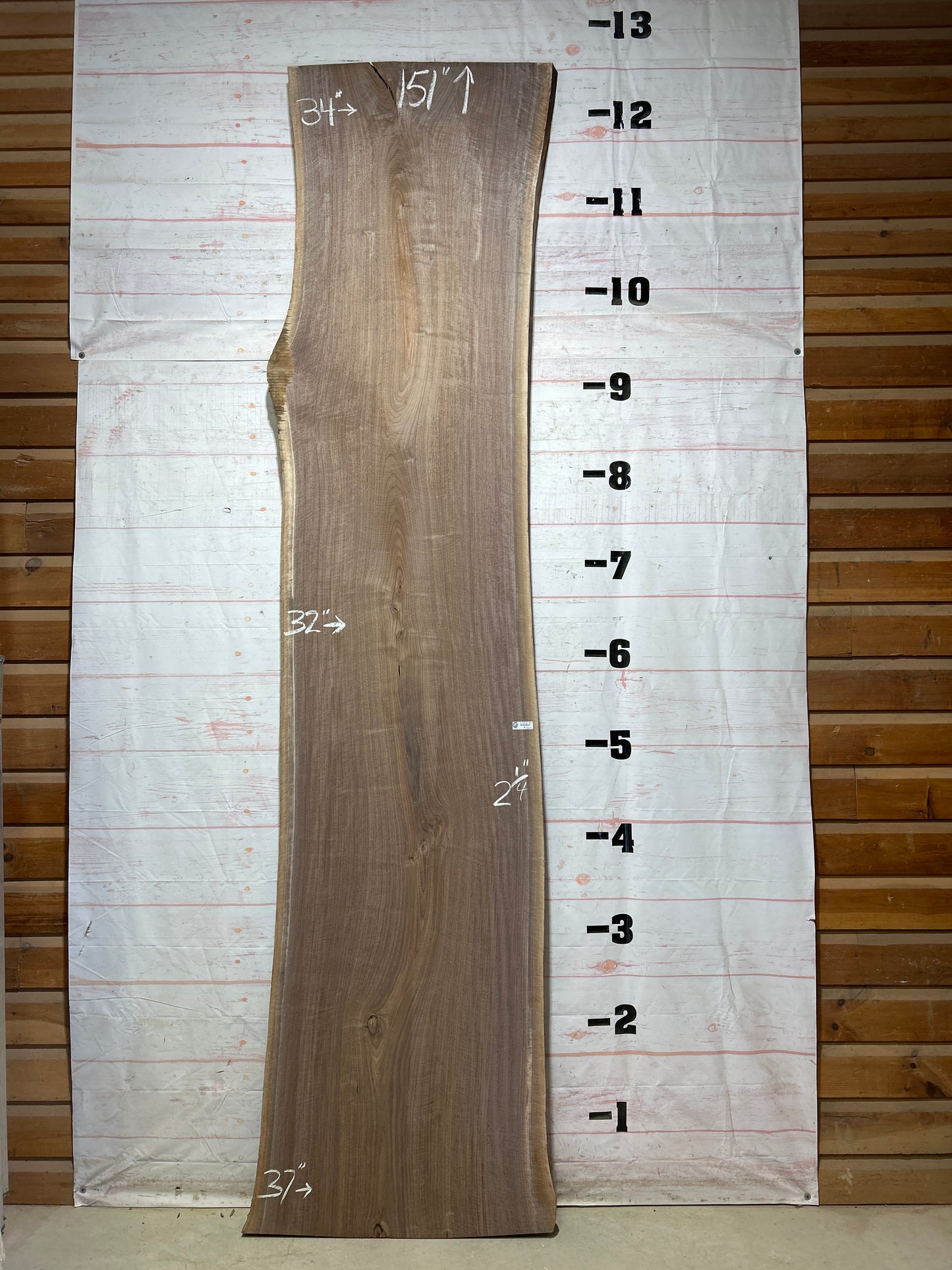 Live Edge Walnut Sku#27313-83