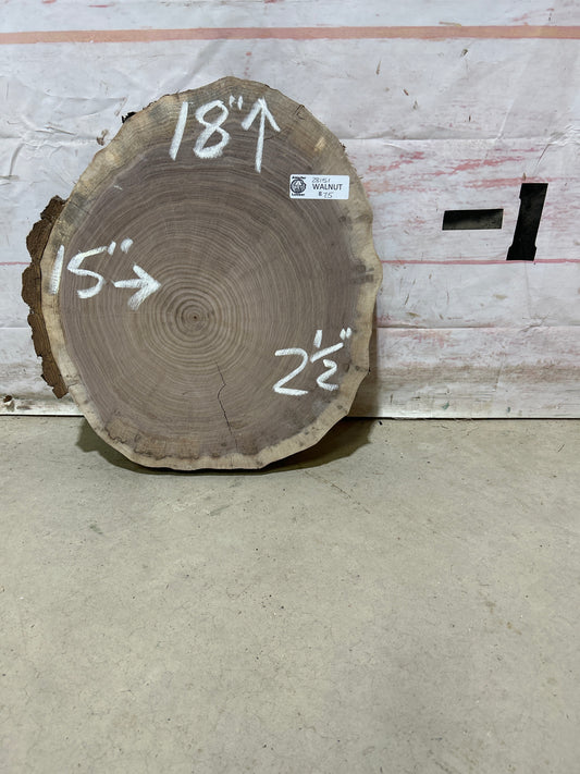 Live Edge Walnut Cookie Sku#28151M