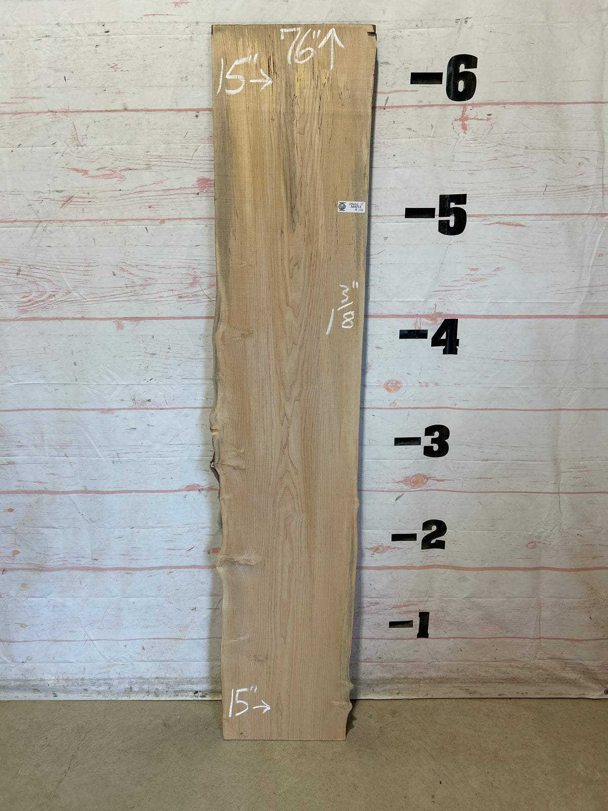 Live Edge Maple Sku#28652E-12