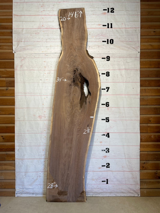 Live Edge Walnut Sku#28906-68